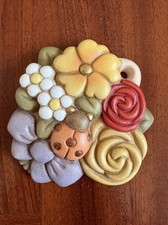 THUN Formella Primavera Coccinella Portafortuna 9x9 cm RARO IDEA REGALO 🎁🎁