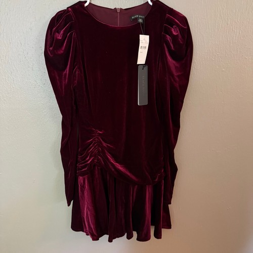 NWT BLACK HALO Arlo Mini Dress in Smashing Berry Size 4 casual cocktail - Picture 2 of 8