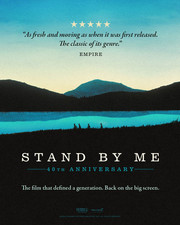Stand by Me 40th Anniversary Re-Release Poster