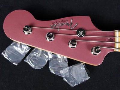 Electric Bass Guitar Fender Japan Hybrid II Precision Burgundy