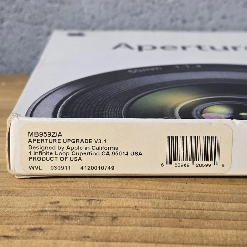Apple Aperture 3 - Upgrade -  MB959Z/A - V3.1 - Software Iphoto - Image 3 of 4