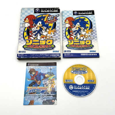 Sonic Mega Collection Japan Nintendo GameCube Complete CIB Tested SEGA