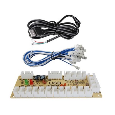 New Quimat Zero Delay Arcade USB Encoder Board to Joystick for Mame Jamma PC