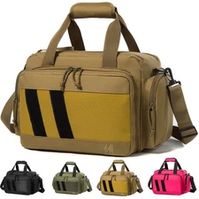 MERALIAN Range Bag - Tactical Gun Bag for Handguns, Pistols and Ammo. Padded ...