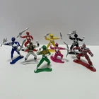 Bandai Mighty Morphin Power Rangers Mini Figures Lot Of 8 Vintage 1993-1994