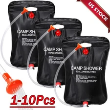 Solar Shower Bag 10 gallons/20L Solar Heating Camping Shower Bag for Camping Lot