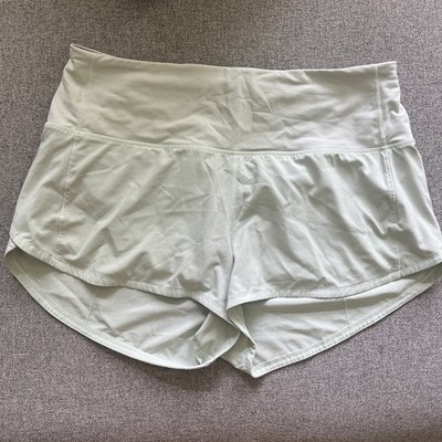 LULULEMON SPEED UP HR 2.5'' SHORT size-8 *LINED mint green 