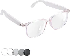 Smart Glasses for Men Women, Color-Change Lenses，Bluetooth 5.3, Audio & Mic, ...
