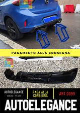 0099 ⭐ Opel Corsa F Diffusor Hinten OPC Schwarz Glänzend Für Standard ⭐