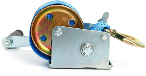 600LBS Heavy Duty Hand Winch Steel Cable Crank Strap for ATV Trailer Boat Truck - Picture 9 of 9