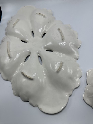 Whittier Potteries FLOWER CHIP & DIP PLATTER BOWL - Picture 4 of 9