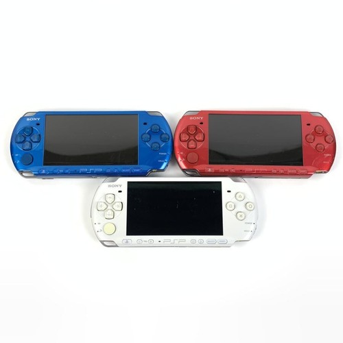 Sony PSP Console PSP-3000 Lot of 3 For Parts Repair Japan 8955 UG