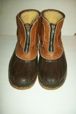 shearling bean boots