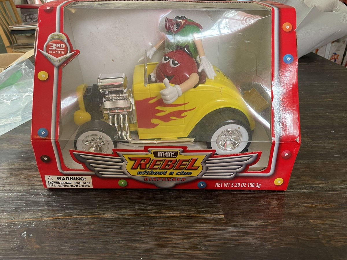 M&M's エムアンドエムズ ディスペンサー ホットロッドカー REBEL