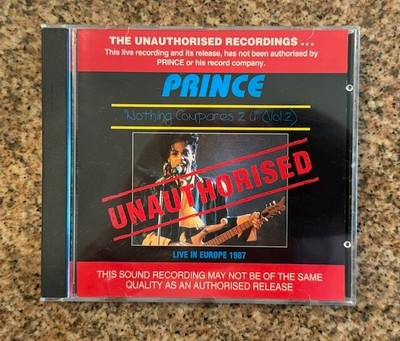 Prince Nothing Compares 2 U Vol 2 Live CD Paris 1987 - Used (Pre-owned)