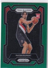 Panini 2023-24 Prizm NBA No. 140 Rayan Rupert Rookie Green Prizm