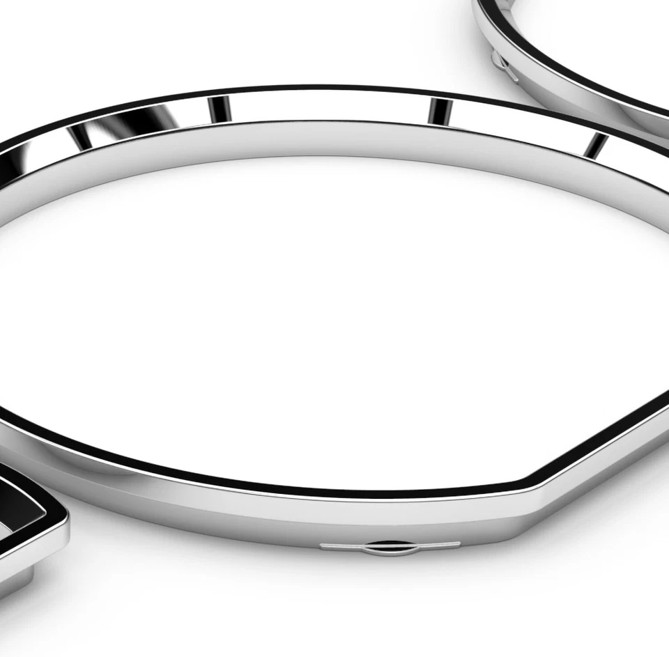 Anillos de bisel de tablero de esfera de calibre cromado aptos para Ford Mustang 94-04 6 piezas Foto 3 de 4