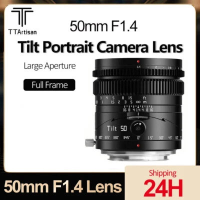 TTArtisan 50mm F1.4 Tilt Objektiv Full Frame MF Für spiegellose für Sony E-Mount