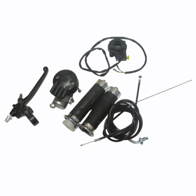 Carburetor Handlebar Throttle Grips Kit Fits 49 66 80cc Motorized