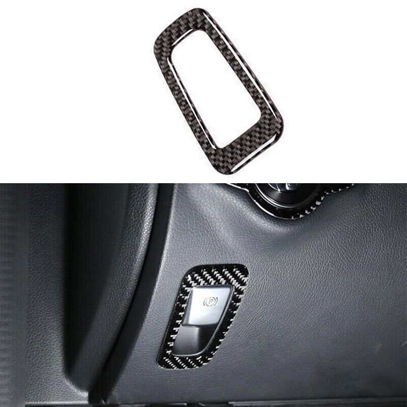 Dry Carbon Fiber 2017-20 For Benz V-Class Car Electronic Handbrake Switch Cover