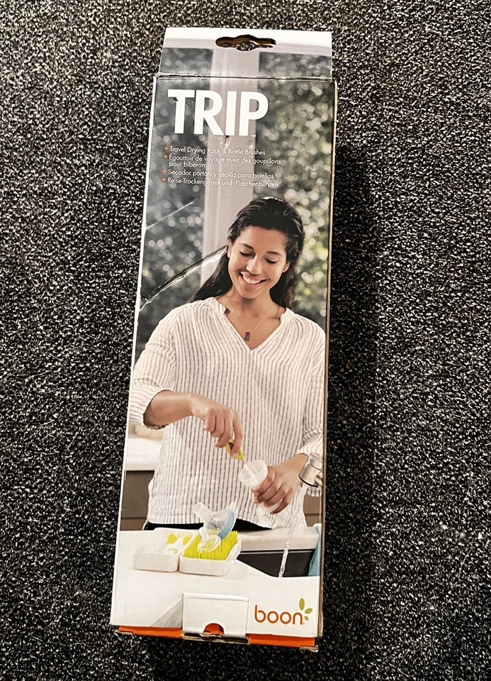 NUEVO Tomy Boon Trip Viaje Biberón Estante de Secado/Cepillos de Limpieza Infantil VERDE Foto 3 de 4