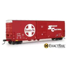 ExactRail HO PC&F 6033 cu. ft. Hy-Cube Box Car Santa Fe Number ATSF 15689 New