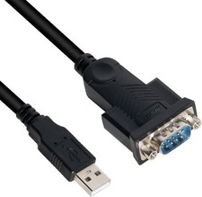 USB to Serial Adapter, USB to RS-232 Male 9-pin DB9 Serial Cable