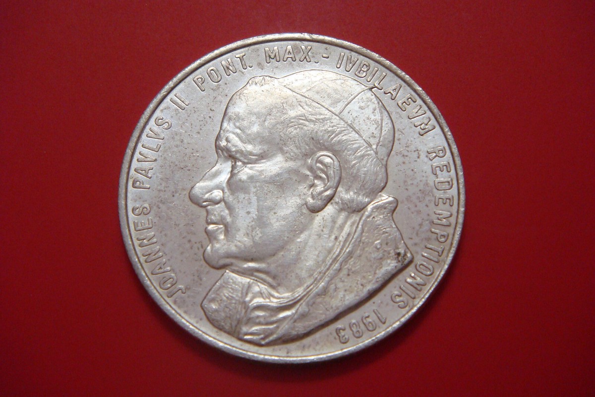 1983 JOANNES PAVLVS II Pont. Max POPE JOHN PAUL II TOKEN