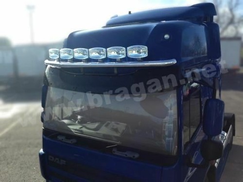 Barra de luz visera para cabina espacial DAF CF 2014 + camión lámpara de techo delantero acero inoxidable - Imagen 4 de 10