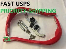 Red Hand Guards For Honda CR CRF XL XR Dirt Pit Trail Bike Motorcycle Off-Road