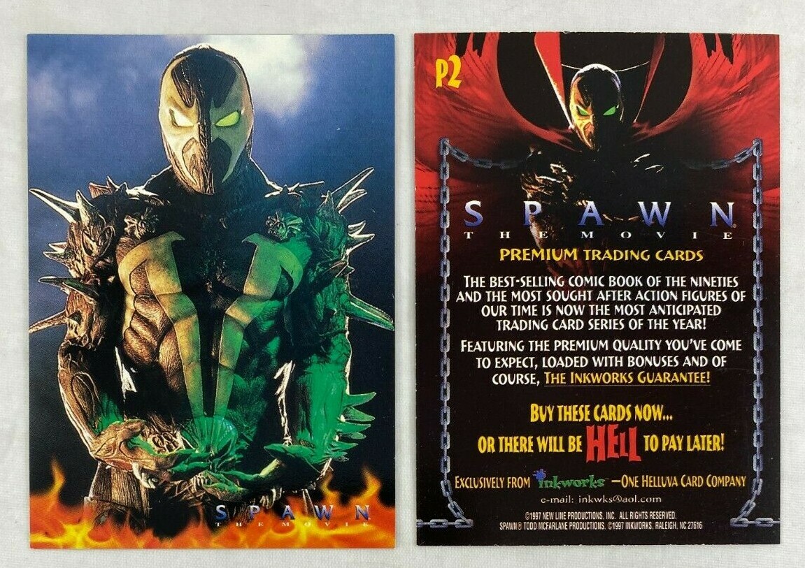 CHEAP PROMO CARD: SPAWN THE MOVIE Todd McFarlane (Inkworks 1997
