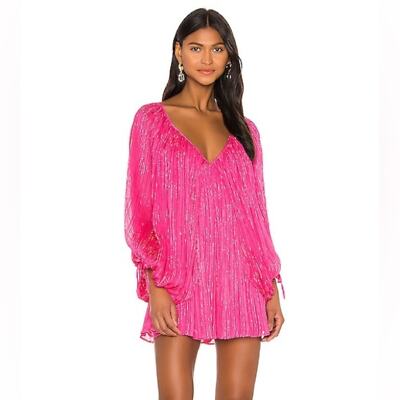 TULAROSA Nola Romper, Size M Revolve Raspberry Sorbet Mini