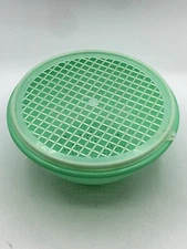 Vintage Tupperware Strainer Lettuce Collander Bowl With grid lid #339 #516
