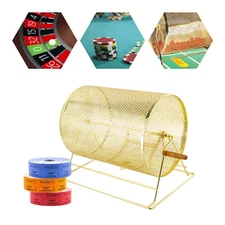 Large Raffle Ticket Drum Lottery Cage Holds 5000 Tickets/200-300 Ping-pong Balls