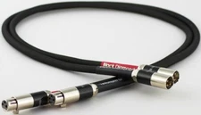 Tellurium Q Black Diamond 1-meter XLR-XLR Interconnect Cables AUTHORIZED-DEALER