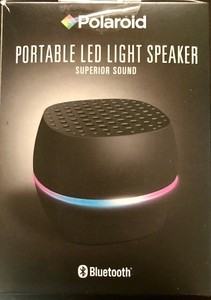 polaroid portable led light speaker