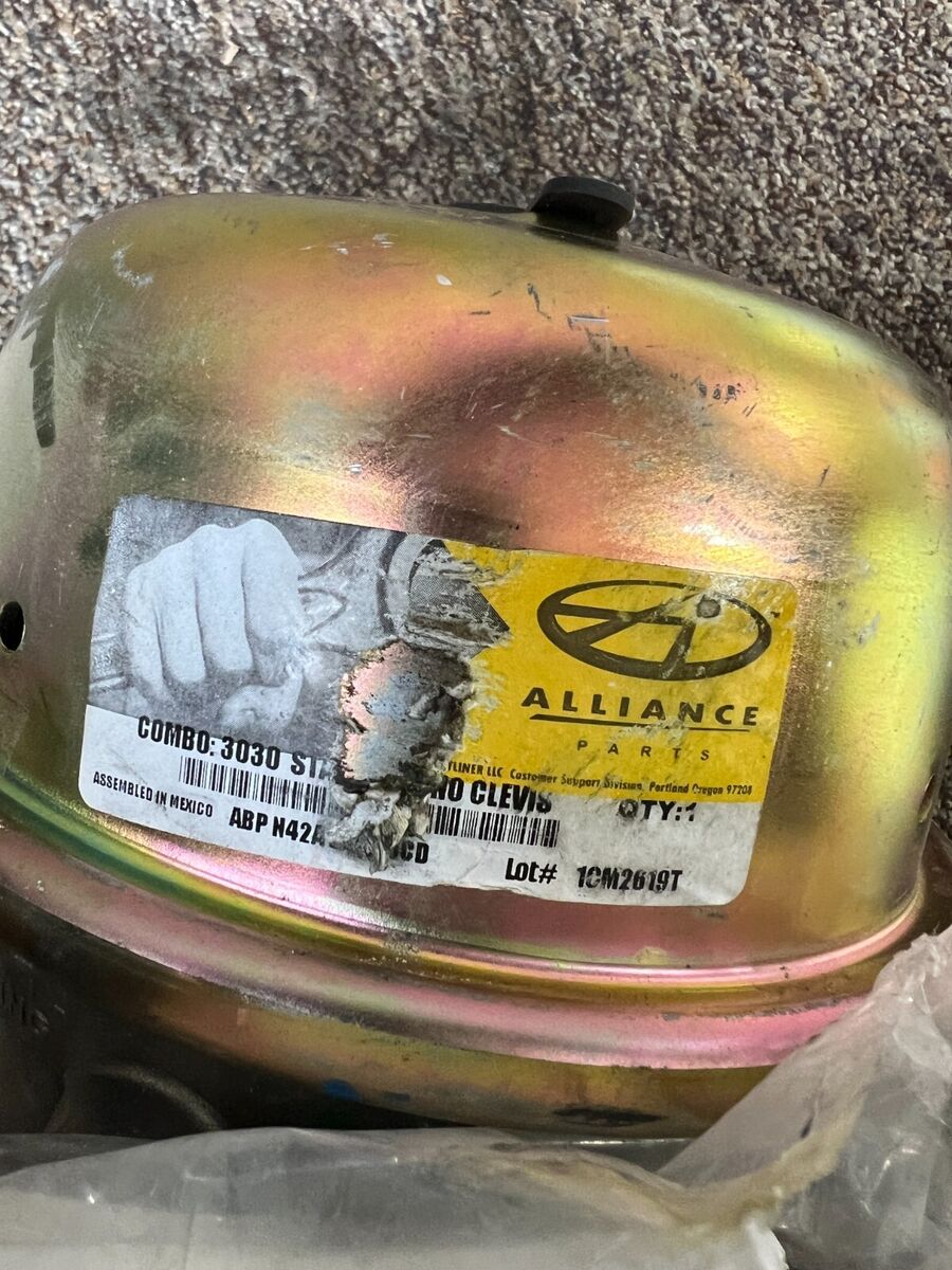 ALLIANCE 3030 93006 Type 30 Air Brake Chamber Zinc Color | eBay ALLIANCE 3030 93006 Type 30 Air Brake Chamber Zinc Color | eBay