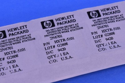 HP Bipolar NPN UHF RF Microwave Transistor (2N6701) HXTR-5101