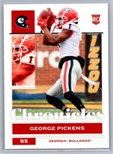 2022 Panini Chronicles Draft Picks #21 George Pickens