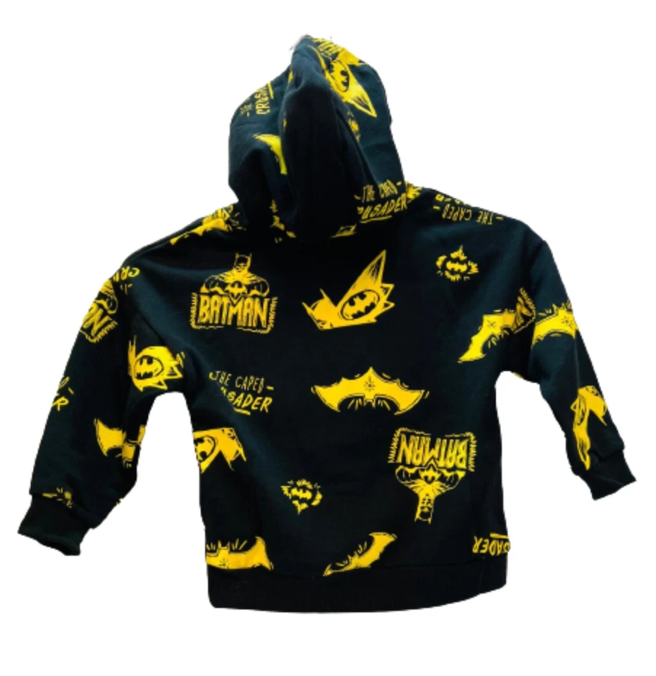 Unisex Niños Batman Impreso Sudadera con Capucha Niños Niñas Manga Completa Sudadera Regalo de Navidad Foto 4 de 4