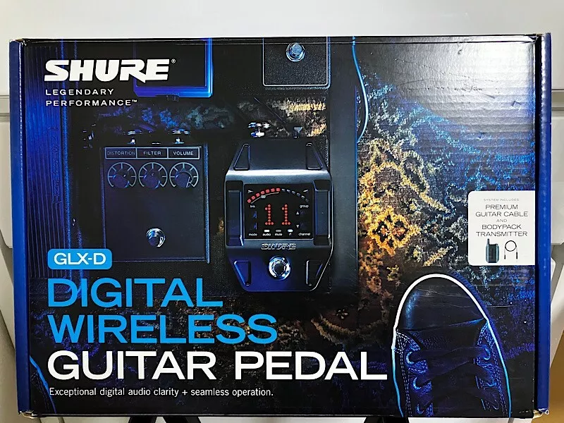 Shure GLXD16 Digital Wireless Guitar Pedal System Tested Free Ship