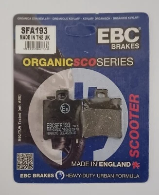 EBC Organique Avant Plaquettes Disque de Frein Pour Piaggio NRG 50 Rst MC2 (1996 - Photo 1/4