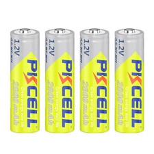 Lot 1.2V Rechargeable 2800mAh AA Batteries Ni-MH Battery for Solar Outdoor Light