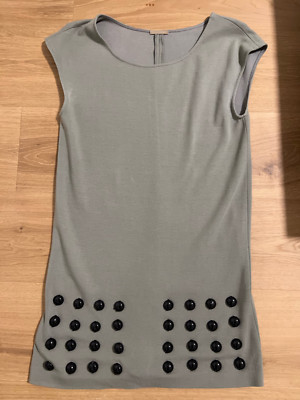 Loeffler Randall Kleid in grau Größe 2 Shirtkleid S