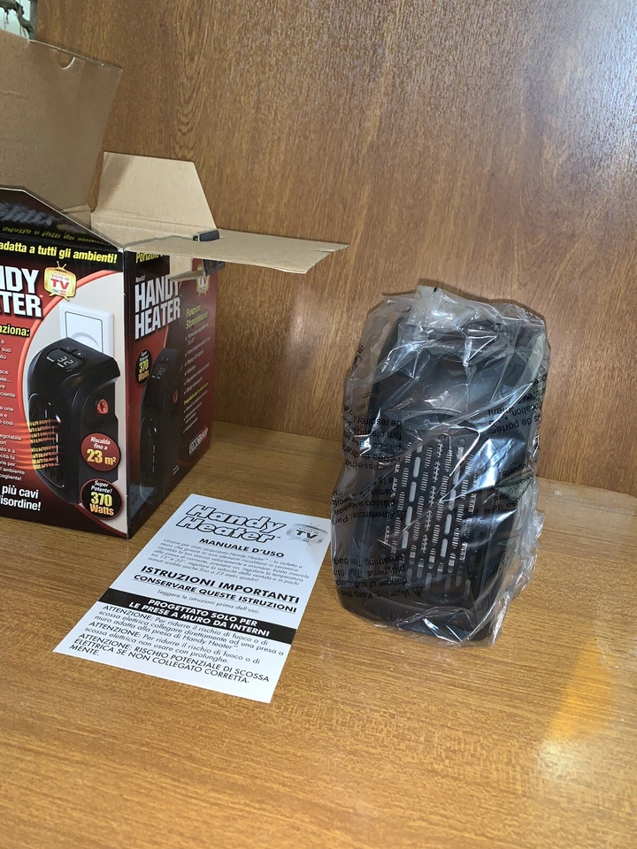 MINI STUFA PORTATILE HANDY HEATER ELETTRICA A BASSO CONSUMO - Imagen 2 de 4