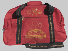 Harry Potter Gryffindor Quidditch Hogwarts Maroon Duffle Bag with Shoulder Strap