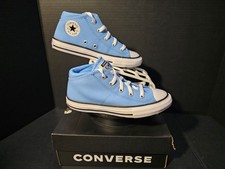 SIZE 2 youth CONVERSE CTAS Madison MID LT BLUE A11795F NEW
