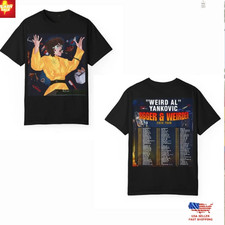 Weird Al Yankovic Bigger Weirder 2026 Tour T-Shirt black 1F2586