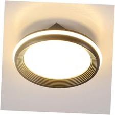 12V RV 8" Ceiling Light with Ambient Side Glow Bar  Built-in Rocker Switch,