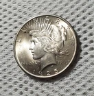 1925 Peace Silver Dollar 90% Silver US Coin - Beautiful Golden Tone